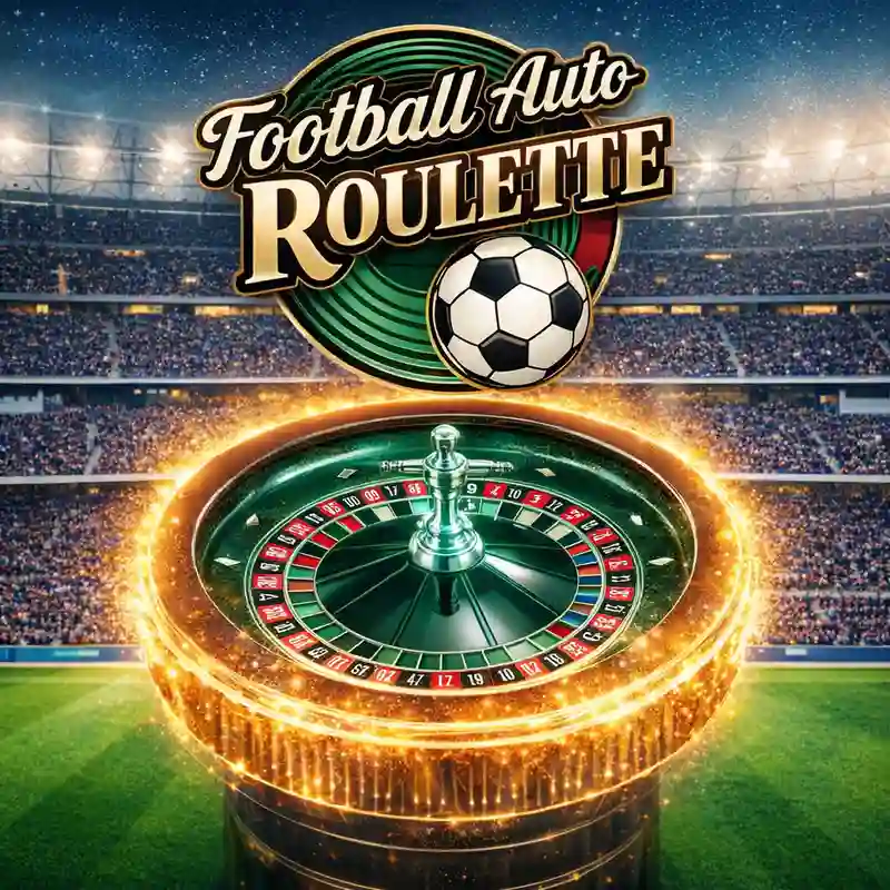 Football Auto Roulette game interface at katsubet casino